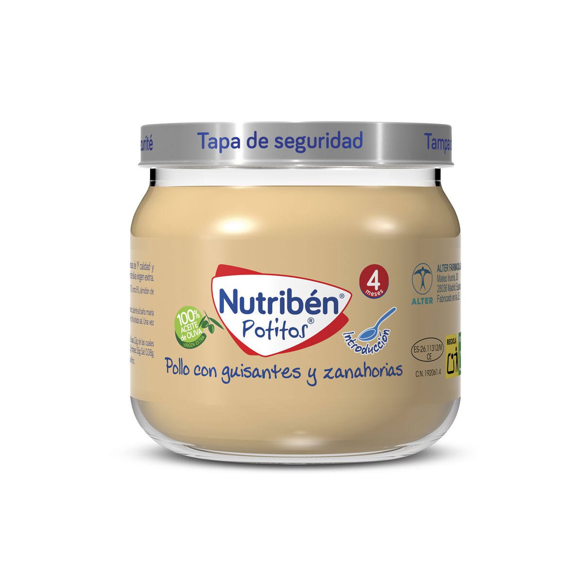 nutriben-potito-pollo-guisantes-y-zanahoria-120g